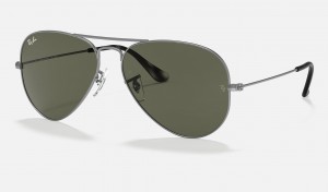 Ray Ban Aviator Classic Women's Sunglasses Green | 74812-EURW