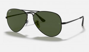 Ray Ban Aviator Metal Ii Men's Sunglasses Green | 02836-XGTJ