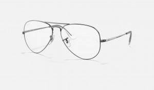 Ray Ban Aviator Optics Men's Eyeglasses Grey | 09814-EKYJ