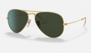 Ray Ban Aviator | Aviation Collection Men's Sunglasses Green | 58631-LWPS