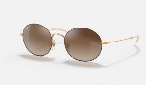 Ray Ban Beat Men's Sunglasses Brown | 85217-ZXRC