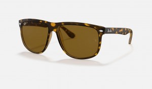 Ray Ban Boyfriend Men's Sunglasses Brown | 50217-WNJE