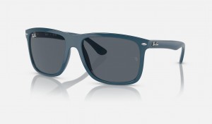 Ray Ban Boyfriend Two Men's Sunglasses Blue | 69018-MAEF