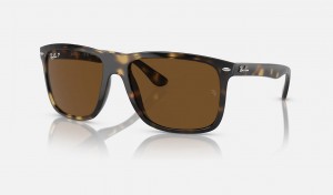 Ray Ban Boyfriend Two Men's Sunglasses Brown | 45069-WVNM