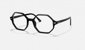 Ray Ban Britt Optics Women's Eyeglasses Black | 26804-YWRA