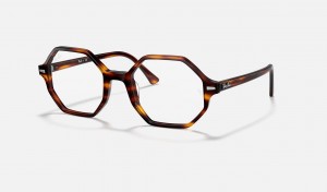 Ray Ban Britt Optics Women's Eyeglasses Brown | 29763-ZUTF