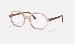 Ray Ban Britt Optics Women's Eyeglasses Brown | 89253-ZFHJ