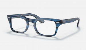 Ray Ban Burbank Optics Kids' Eyeglasses Blue | 50321-ODNC