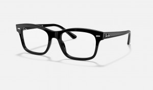 Ray Ban Burbank Optics Men's Eyeglasses Black | 85120-DXOM