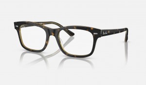 Ray Ban Burbank Optics Men's Eyeglasses Black | 80123-LFCE