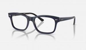 Ray Ban Burbank Optics Men's Eyeglasses Blue | 79085-IOBL