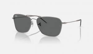 Ray Ban Caravan Reverse Men's Sunglasses Grey | 95607-QXIH