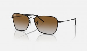 Ray Ban Caravan Reverse Men's Sunglasses Brown | 71854-SNYH