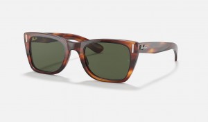 Ray Ban Caribbean Men's Sunglasses Green | 43985-KUIW