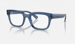 Ray Ban Chad Optics Bio-based Men's Eyeglasses Blue | 70148-NKEJ