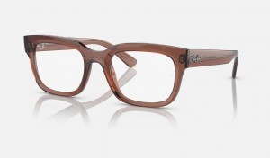 Ray Ban Chad Optics Bio-based Men's Eyeglasses Brown | 28539-WART