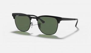 Ray Ban Clubmaster Metal Men's Sunglasses Green | 28769-YMSW