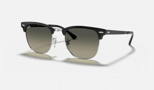 Ray Ban Clubmaster Metal Men's Sunglasses Grey | 83742-ADIR