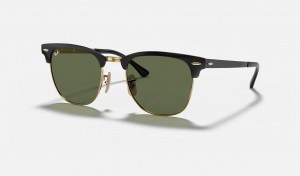 Ray Ban Clubmaster Metal Men's Sunglasses Green | 34192-THCN