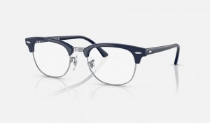 Ray Ban Clubmaster Optics Men's Eyeglasses Blue | 31924-ENKW