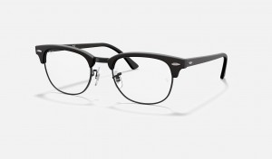 Ray Ban Clubmaster Optics Men's Eyeglasses Black | 31406-DKXF