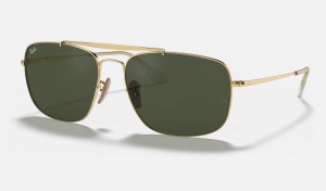 Ray Ban Colonel Men's Sunglasses Green | 05321-MYUT