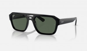 Ray Ban Corrigan Bio-based Men's Sunglasses Green | 01524-KFRB