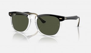 Ray Ban Eagle Eye Men's Sunglasses Green | 72319-HUQC