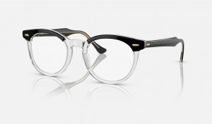 Ray Ban Eagle Eye Optics Men's Eyeglasses Black | 87901-GSYI