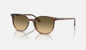 Ray Ban Elliot Men's Sunglasses Brown | 36041-QAYD