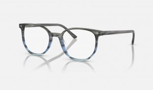 Ray Ban Elliot Optics Men's Eyeglasses Grey | 90821-MYSG