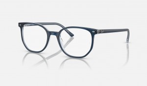 Ray Ban Elliot Optics Women's Eyeglasses Blue | 29074-BHSF