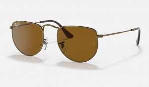 Ray Ban Elon Men's Sunglasses Brown | 07492-ZBEO