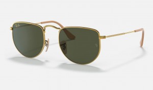 Ray Ban Elon Men's Sunglasses Green | 41506-GHMP