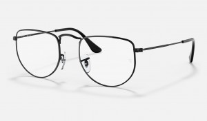 Ray Ban Elon Optics Men's Eyeglasses Black | 07683-WUGH