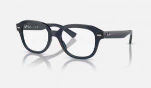 Ray Ban Erik Optics Men's Eyeglasses Blue | 04289-UKJF