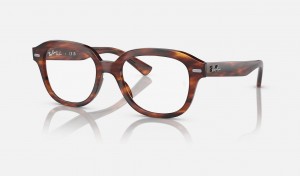 Ray Ban Erik Optics Men's Eyeglasses Red | 72380-OEIJ