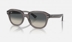 Ray Ban Erik Women's Sunglasses Grey | 13456-GEMX