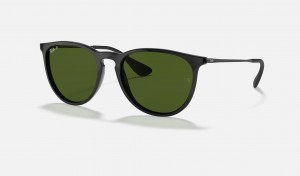 Ray Ban Erika Classic Men's Sunglasses Green | 37162-ZJEI