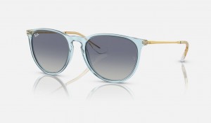 Ray Ban Erika Classic Women's Sunglasses Blue | 54806-FCQI