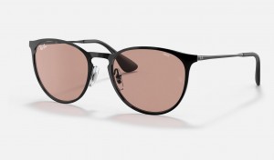 Ray Ban Erika Metal Evolve Women's Sunglasses Brown | 29347-ZNMV