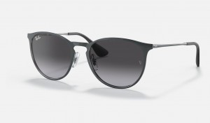 Ray Ban Erika Metal Men's Sunglasses Grey | 34159-OYWJ