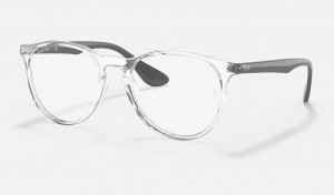 Ray Ban Erika Optics Exclusive Women's Eyeglasses Silver | 79468-VJWL