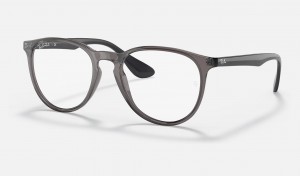 Ray Ban Erika Optics Men's Eyeglasses Grey | 45897-TDAK