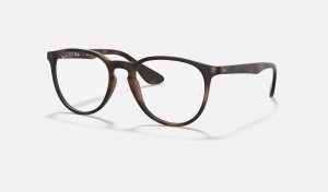 Ray Ban Erika Optics Women's Eyeglasses Black | 73462-VUKO