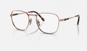 Ray Ban Frank Ii Titanium Optics Men's Eyeglasses Gold | 80912-HFPR