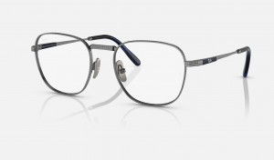 Ray Ban Frank Ii Titanium Optics Men's Eyeglasses Grey | 39527-AGBT