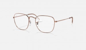 Ray Ban Frank Optics Men's Eyeglasses Copper | 17395-UHXV