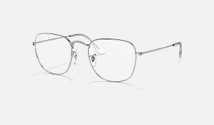 Ray Ban Frank Optics Men's Eyeglasses Silver | 50823-UAGV