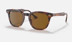 Ray Ban Hawkeye Men's Sunglasses Brown | 45802-GJAX